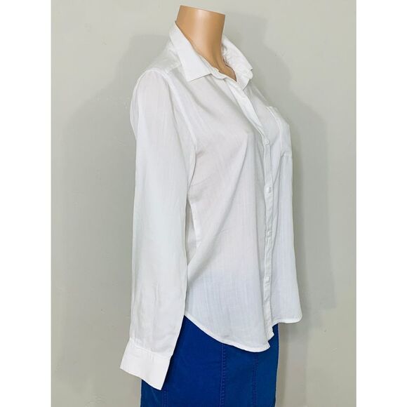 New Liz Claiborne white button up. - Picture 3 of 11